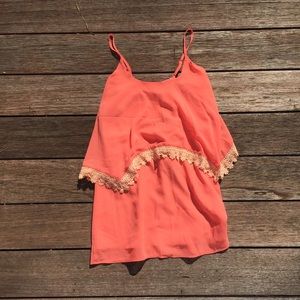 Tobi sundress in coral sz small